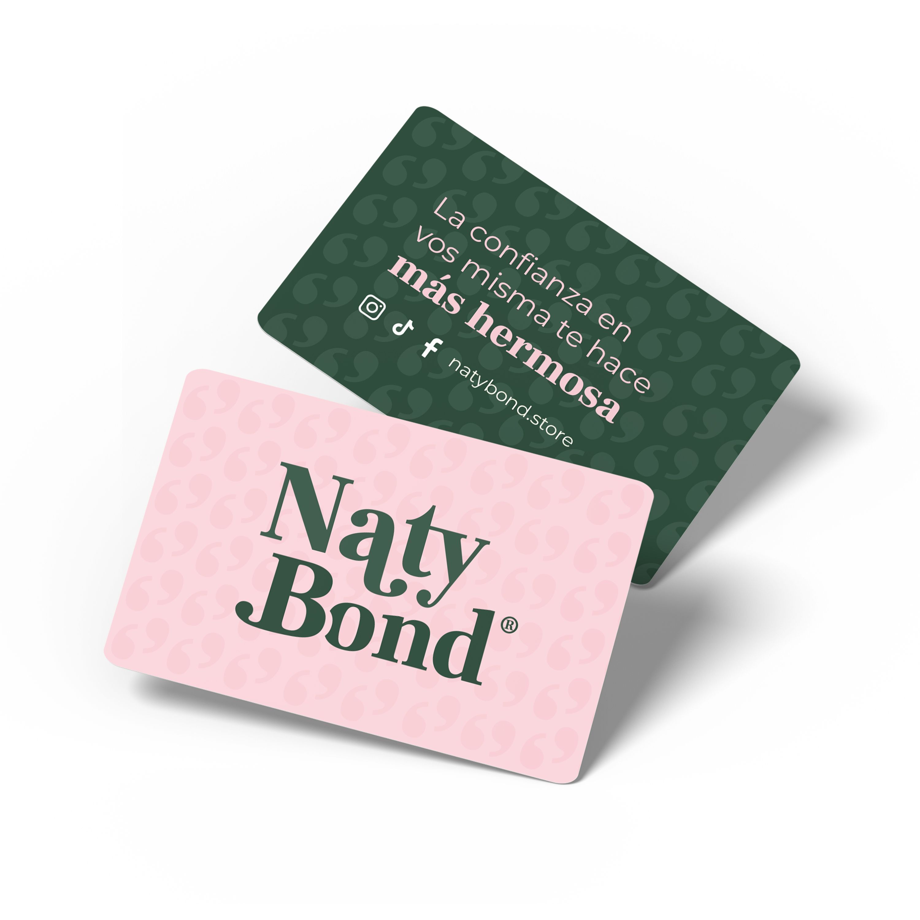 Tarjetas personales NatyBond